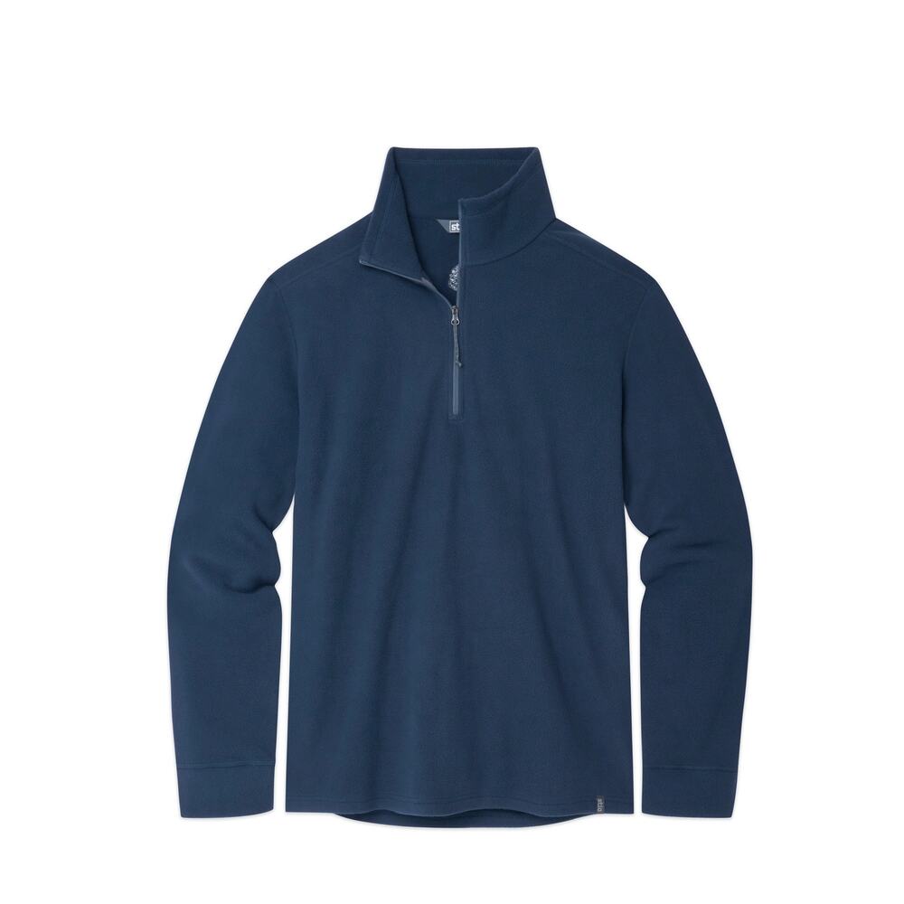 Stio Men's Navy Blue Turpin Fleece Half Zip Pullover Size XL